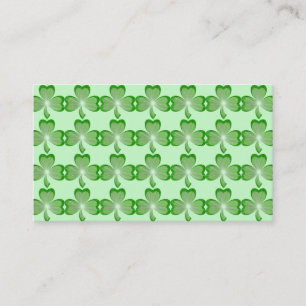 Tarjeta De Visita Shamrock Green business card