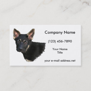 Tarjeta De Visita Shepard alemán