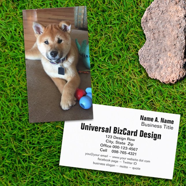 Tarjeta De Visita Shiba Inu Puppy (Subido por el creador)