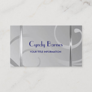 Tarjeta De Visita Shimmer Swirls Business Card