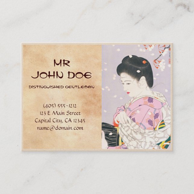 Tarjeta De Visita Shimura Tatsumi cinco figuras de bellezas modernas (Anverso)