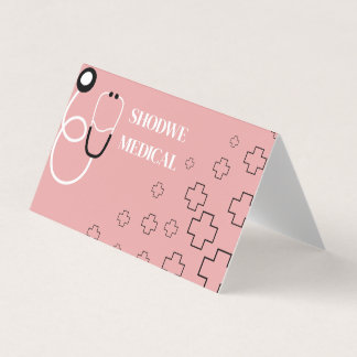 Tarjeta De Visita Shodwe Medical - Diseño de Marca de Atención Médic