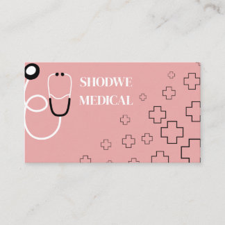 Tarjeta De Visita Shodwe Medical - Diseño de Marca de Atención Médic