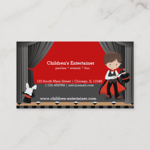 Tarjeta De Visita Show mágico