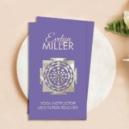 Tarjeta De Visita Shri Yantra - Sri Lanka - Shri Chakra Business Ca