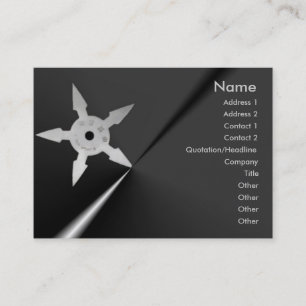 Tarjeta de visita Shuriken