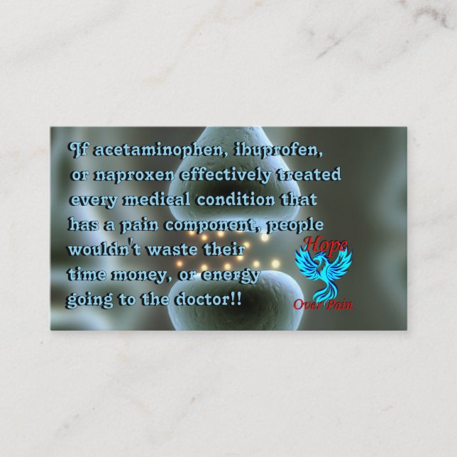 Tarjeta De Visita Si la OTC fuera efectiva / Ruleta médica Phoenix (Anverso)