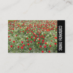 Tarjeta De Visita Side Band - Lecho de Tulipanes