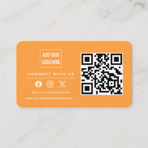 Tarjeta De Visita Siga el código QR para conectarse con nosotros nar