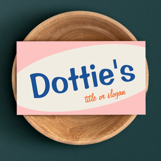 Tarjeta De Visita Siglo retro de mediados del siglo 1950 (Subido por el creador)