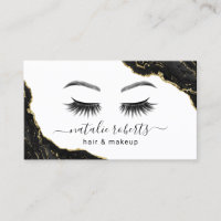 Signature Script Gold Marble Agate Beauty Salon