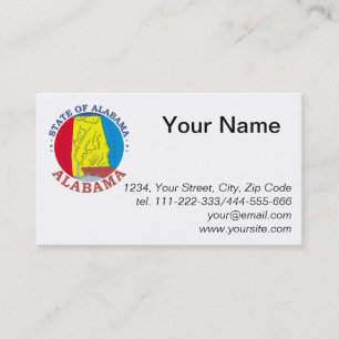 Tarjeta De Visita Signo de Alabama
