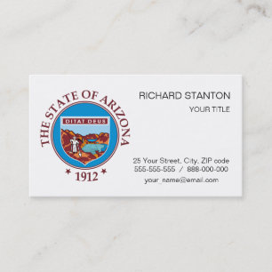 Tarjeta De Visita Signo de Arizona