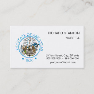 Tarjeta De Visita Signo de Arkansas