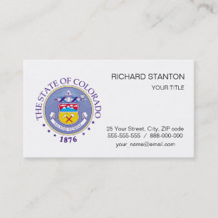 Tarjeta De Visita Signo de Colorado