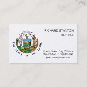 Tarjeta De Visita Signo de Idaho