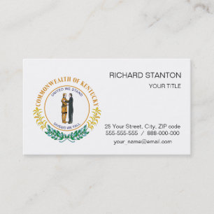 Tarjeta De Visita Signo de Kentucky