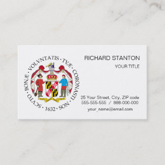 Tarjeta De Visita Signo de Maryland