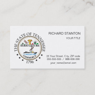 Tarjeta De Visita Signo de Tennessee