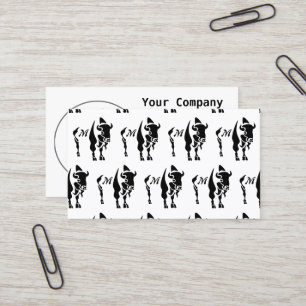Tarjeta De Visita Silhouette Black Buffalo