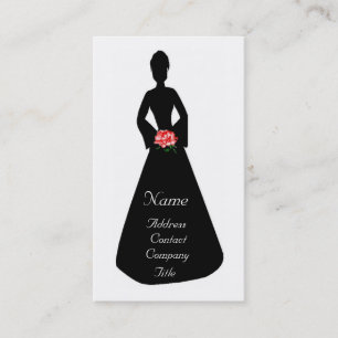 Tarjeta De Visita Silhouette Bridal I