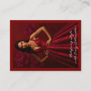 Tarjeta De Visita Silhouette Couture (tarjeta de presentación)