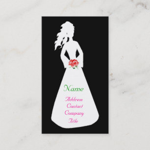 Tarjeta De Visita Silhouette II Bridal
