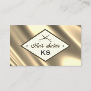 Tarjeta De Visita Silky Gold Hair Stylist