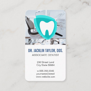 Tarjeta De Visita Silla de consultorio dental   Odontología   Atenci
