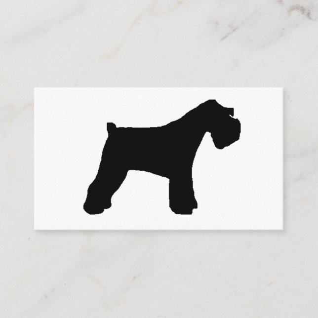 Tarjeta De Visita Silo Miniatura_Schnauzer (Anverso)