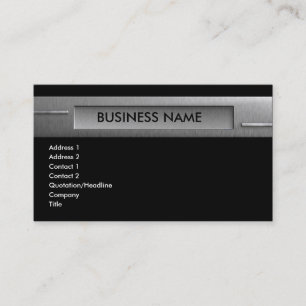 Tarjeta De Visita silver_company