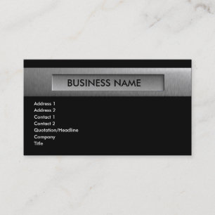 Tarjeta De Visita silver_company_3