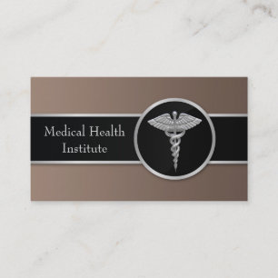 Tarjeta de visita Silver Professional Medical Cadu