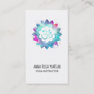 Tarjeta De Visita *~* Símbolo de aluminio para curación de energí