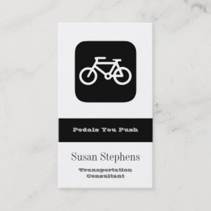 Tarjeta De Visita Símbolo de bicicleta