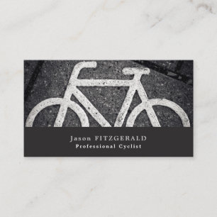 Tarjeta De Visita Símbolo de bicicleta, ciclismo, ciclismo