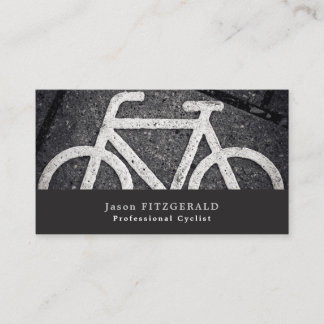 Tarjeta De Visita Símbolo de bicicleta, ciclismo, ciclismo
