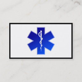 Tarjeta De Visita Símbolo de EMS médico