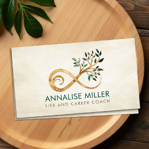 Tarjeta De Visita Símbolo de infinito - Rama de árbol