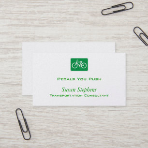 Tarjeta De Visita Símbolo de la bicicleta