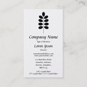 Tarjeta De Visita Símbolo de planta - (oro)