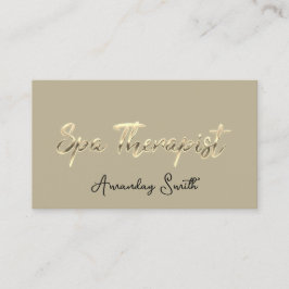 Tarjeta De Visita Símbolo del logotipo Gold QR del logotipo del códi