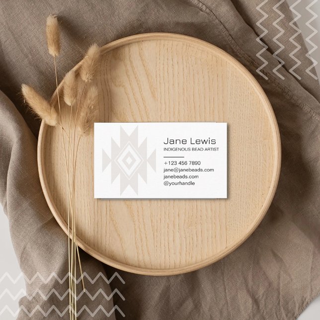 Tarjeta De Visita Símbolo nativo americano Ilustracion arte indígena (Subido por el creador)