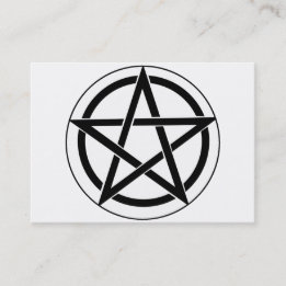 Tarjeta De Visita Símbolo pentagram