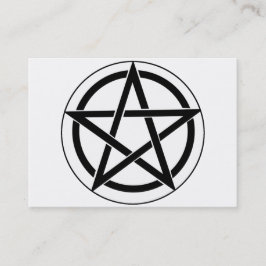 Tarjeta De Visita Símbolo pentagram