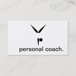 Tarjeta De Visita Símbolo simple de la gimnasia del gimnasta del