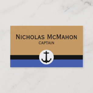 Tarjeta De Visita Símbolos simples - ANCHOR + tu texto e ideas