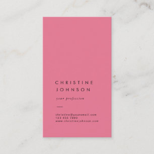 tarjeta de visita simple