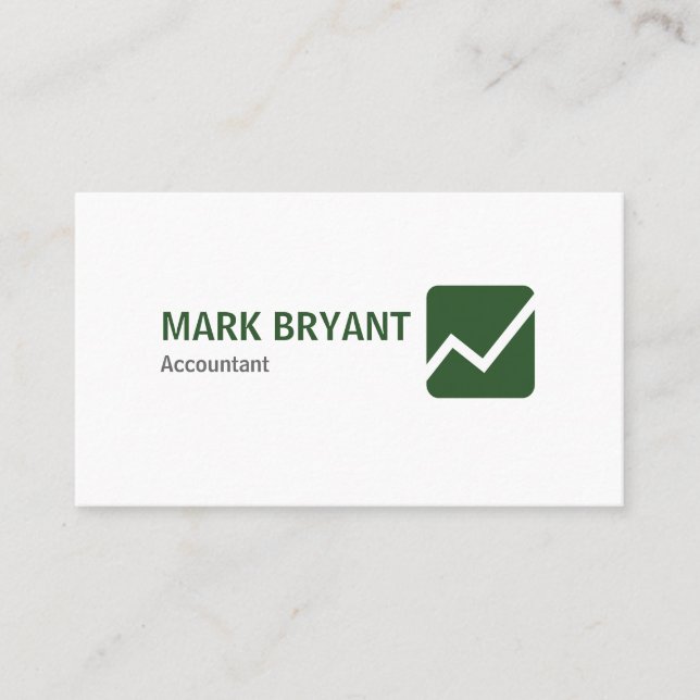 Tarjeta De Visita Simple blanco moderno elegante profesional (Anverso)