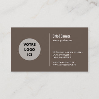 Tarjeta De Visita Simple Carte de visite